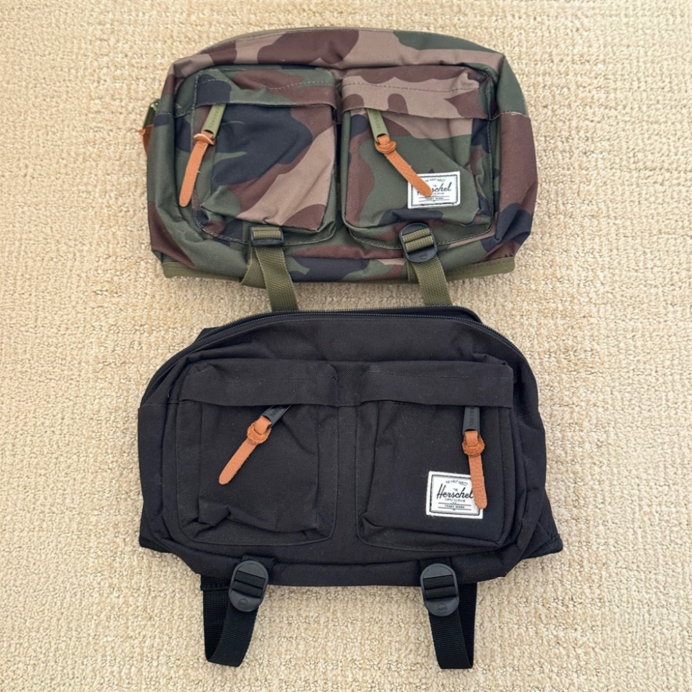 Herschel Supply Co. Eighteen Hip Pack X2 (Black & Camo)